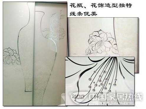 艺术花瓶添雅致 黑马钢化玻璃衣柜门评测