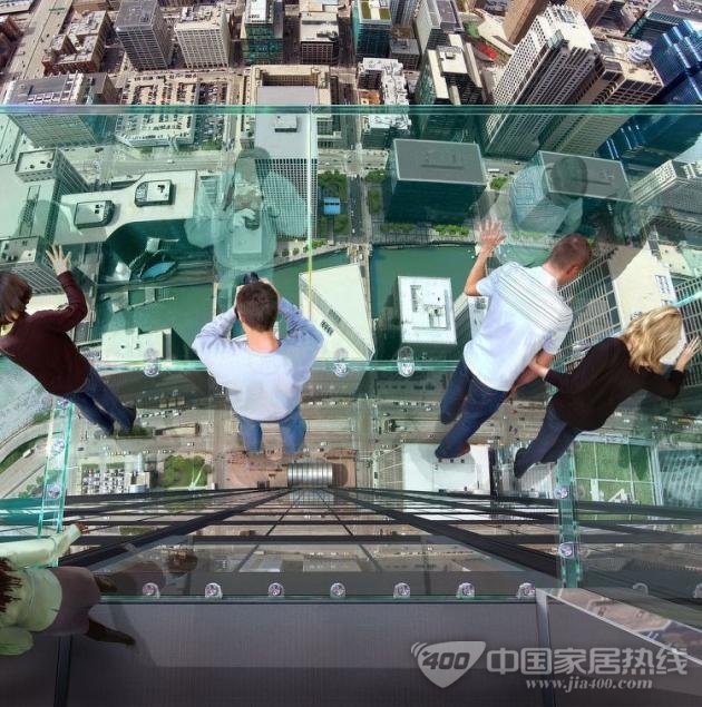 美国空中玻璃房 不一样的体验