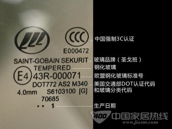如何解读车窗玻璃编号的含义