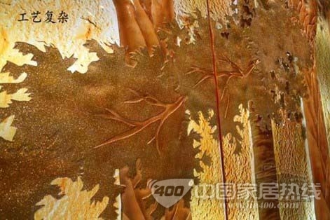 评测：佳诚金树林艺术玻璃背景墙 别致艺术装扮