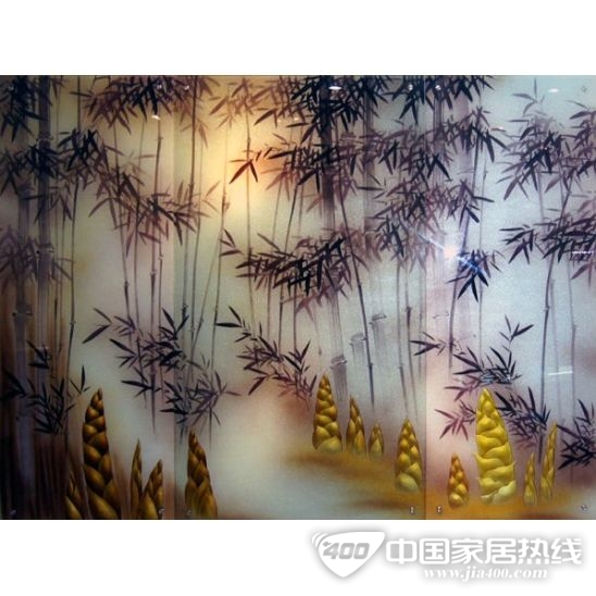 艺术玻璃背景-竹林CS-B-SDGH06