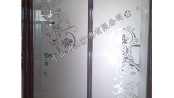蒙砂玻璃