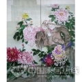 艺术玻璃背景墙玄关-0016