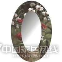 水晶镜60x90椭圆型