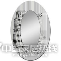 水晶镜60x90椭圆型