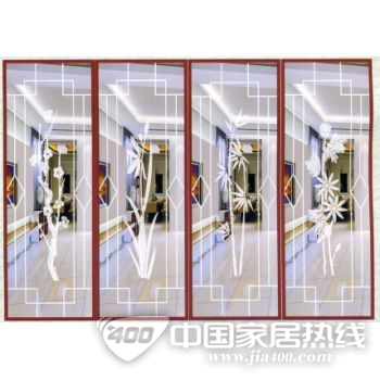 七彩冰晶推拉门