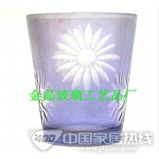 刻花烛杯1