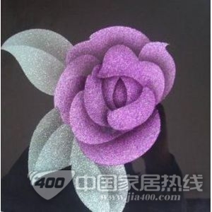 紫色单朵.