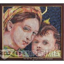 拜占庭马赛克艺术拼图《圣母与耶稣》