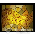 彩色玻璃热熔隔断