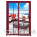 吊趟门-BYY017-红胡桃-格条+福字