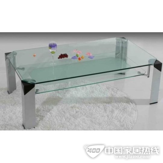 现代五金玻璃茶几 SC-5205