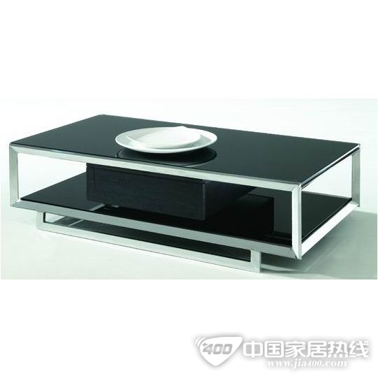 现代五金玻璃茶几 SC-5238