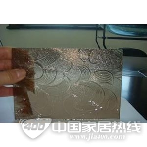 茶色压花玻璃