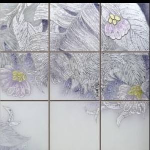 点亮 亮点艺术玻璃产品推荐-电视背景墙-芭提雅·风情YG1687 