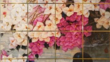 玻璃先生产品推荐艺术玻璃背景墙-名家名画背景墙D087-2-006