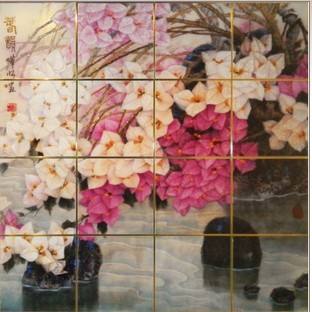 玻璃先生产品推荐-艺术玻璃背景墙-名家名画背景墙D087-2-006