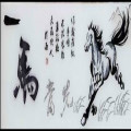 点亮.亮点产品推荐-沙发背景墙-一马当先YG1615