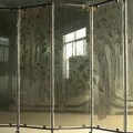 益友鸣艺术玻璃产品推荐-艺术屏风-（仕茂金林)YAL-MSC12007-S