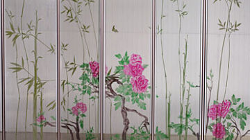 益友鸣艺术玻璃产品推荐-艺术屏风-MSC12027