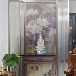 益友鸣艺术玻璃产品推荐-艺术玄关-MQS13003