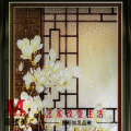 嘉佳美艺术玻璃产品推荐-过道背景墙-金兰报喜FY-1326