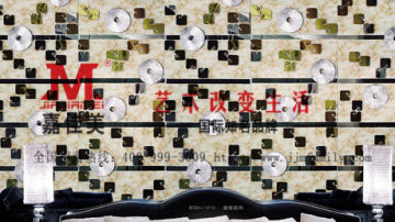 嘉佳美艺术玻璃产品推荐-亮玻居背景墙-皇室经典BGH-1210