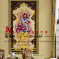嘉佳美艺术玻璃产品推荐-过道背景墙-倾国倾城FY-1341