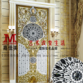 嘉佳美艺术玻璃产品推荐-豪华背景墙-酒店背景墙-欧美嘉FY-1348