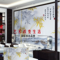 嘉佳美艺术玻璃产品推荐-过道背景墙-金竹乡情FY-1328