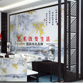 嘉佳美艺术玻璃产品推荐-沙发背景墙-金竹乡情FY-1328