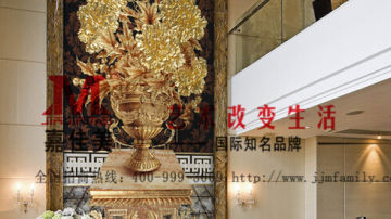 嘉佳美艺术玻璃产品推荐-过道背景墙-豪门盛世FY-133
