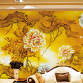 嘉佳美艺术玻璃产品推荐-沙发背景墙-芙蓉王FY-1208
