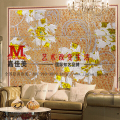 嘉佳美艺术玻璃产品推荐-亮玻居背景墙-富安娜BGH-1208