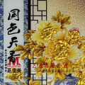 嘉佳美艺术玻璃产品推荐-过道背景墙-国色天香FY-1329