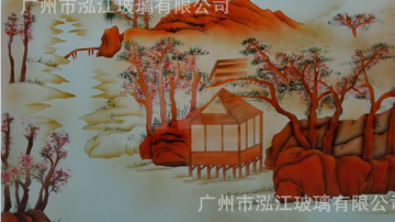 大嘉诺艺术玻璃产品推荐-砂雕彩绘系列-A0086