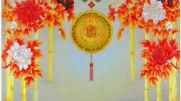 嘉佳美玻璃-经典系列-平安富贵-FY-088