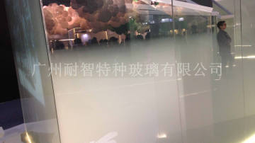 渐变蒙砂玻璃隔断渐变玻璃 