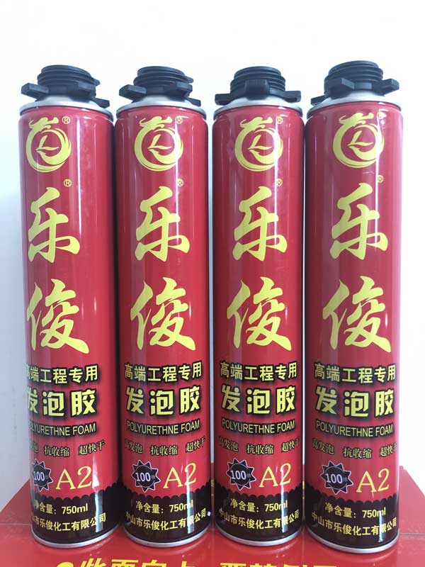 乐俊高发泡快干型900g聚氨酯填充发泡胶