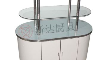 椭圆型面包展示柜