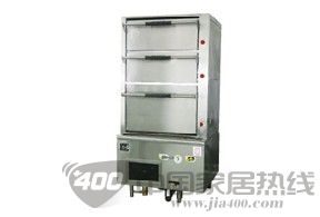 三门万能蒸柜