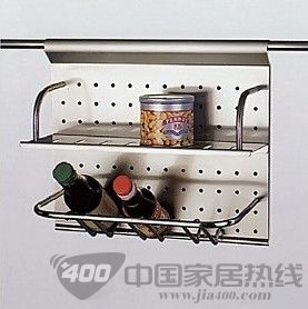 双层斜瓶置物架