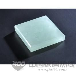 玻璃透光石晶创玉石玻璃冰青