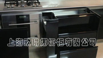 不锈钢厨柜整体定制304不锈钢一体厨房厨柜定做美式乡村组合橱柜