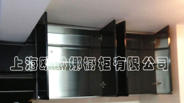 不锈钢厨柜整体定制304不锈钢一体厨房厨柜定做美式乡村组合橱柜