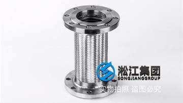 泰兴DN80法兰盘式金属软管