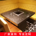 大理石火锅桌椅 火锅店桌椅批发价格  江苏餐饮家具订做