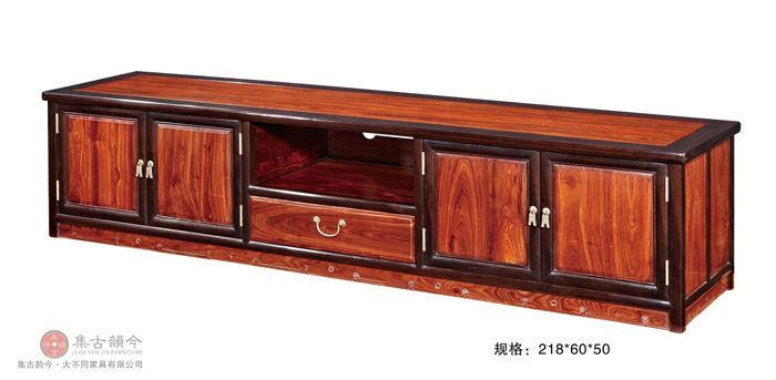 集古韵今红木家具厂古典红木客厅地柜老红木家具