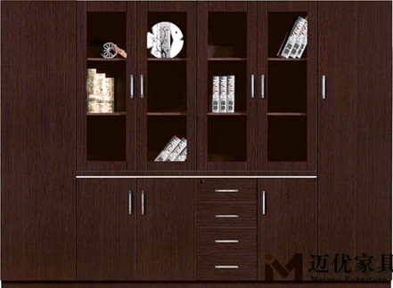 新款板式咖啡色文件柜MY-KFS0016