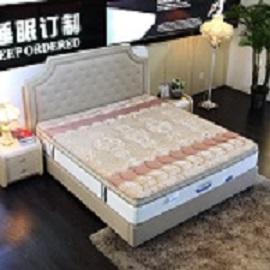 床垫天然乳胶床垫5公分 五星级酒店高档席梦思弹簧床垫 厂家直销